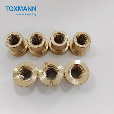 Peças fazendo à máquina giradas de bronze do torno do CNC de Toxmann para o molde plástico