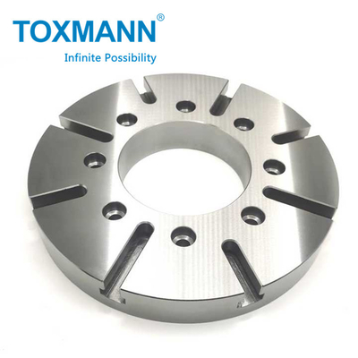 Partes de processamento de torno CNC Placa de flange de aço de liga Máquina de controlo numérico durável Acessórios do centro de usinagem CNC