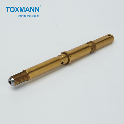 Tolerância fazendo à máquina girada de cobre 0.01mm dos eixos das peças do torno do CNC