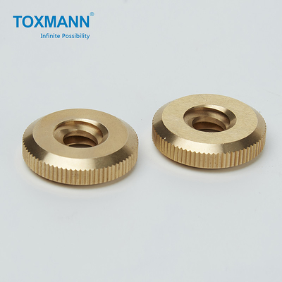 Parafuso de cobre de bronze girado precisão da porca das peças da tolerância 0.01mm