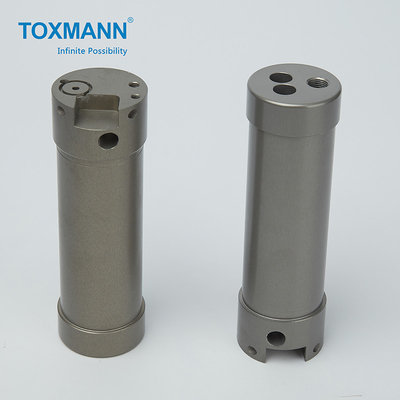 Peças giradas de alumínio de RA0.8 AL7075, componente girado CNC duramente de anodização