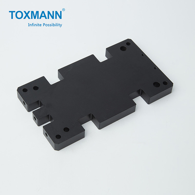 Peças mecânicas AL7075 da máquina do CNC da anodização preta para a indústria da automatização