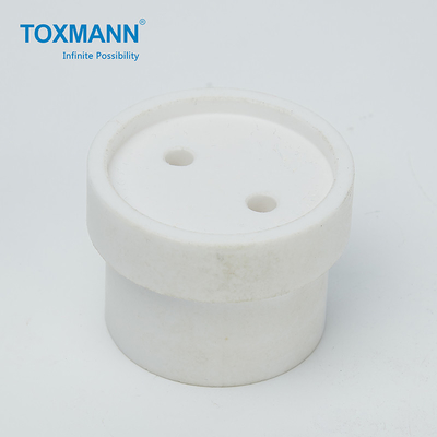 A inserção fazendo à máquina das peças do torno plástico do CNC de POM Turned rosqueia o polimento com esmeril da superfície