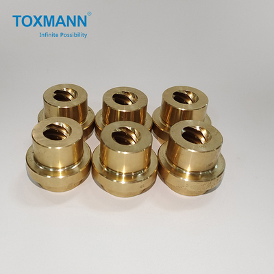 Peças fazendo à máquina giradas de bronze do torno do CNC de Toxmann para o molde plástico