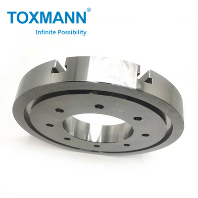 Partes de processamento de torno CNC Placa de flange de aço de liga Máquina de controlo numérico durável Acessórios do centro de usinagem CNC