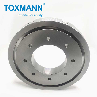 Partes de processamento de torno CNC Placa de flange de aço de liga Máquina de controlo numérico durável Acessórios do centro de usinagem CNC
