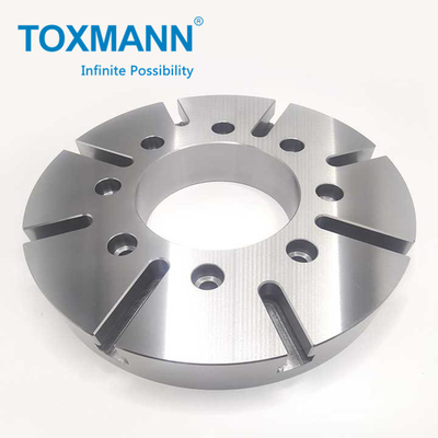 Partes de processamento de torno CNC Placa de flange de aço de liga Máquina de controlo numérico durável Acessórios do centro de usinagem CNC