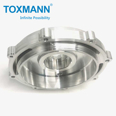 Processamento de peças de trabalho e tratamento por oxidação da tampa frontal de liga de alumínio para torneamento CNC de precisão