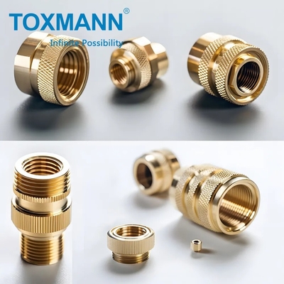 Processamento CNC de precisão sob medida Assemblagem de cobre e bronze de peças de moldagem CNC