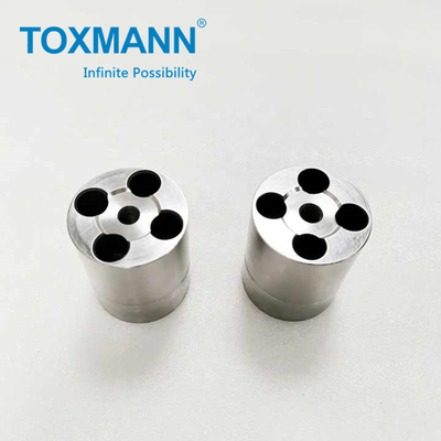 Cubo Plastic moldes redondas Peças de molde inserções de plástico injeção moldes ferramentas, inserções de molde de plástico inserções roscadas