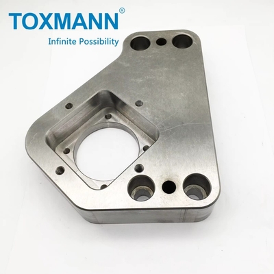 Customize CNC Machining Parças de fresagem Aço 45, Oxidação da superfície do metal Tratamento de níquel texturizado Parte de fresagem CNC