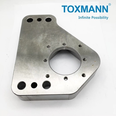 Customize CNC Machining Parças de fresagem Aço 45, Oxidação da superfície do metal Tratamento de níquel texturizado Parte de fresagem CNC