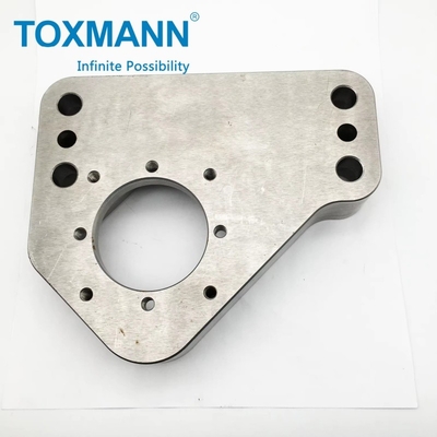 Customize CNC Machining Parças de fresagem Aço 45, Oxidação da superfície do metal Tratamento de níquel texturizado Parte de fresagem CNC
