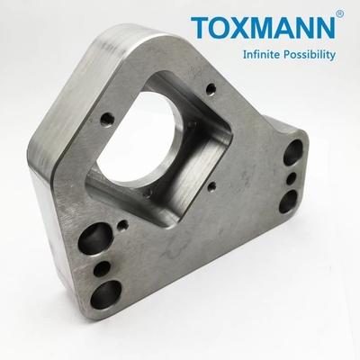 Customize CNC Machining Parças de fresagem Aço 45, Oxidação da superfície do metal Tratamento de níquel texturizado Parte de fresagem CNC