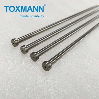 Processamento CNC durável Ejector de precisão Pin e manga Tratamento térmico Peças sobressalentes de moldagem por injecção personalizadas