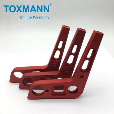 Módulo de mudança de câmbio de carregamento duplo de curta distância de moagem CNC Alumínio 6061-T6 Anodizado de alta precisão