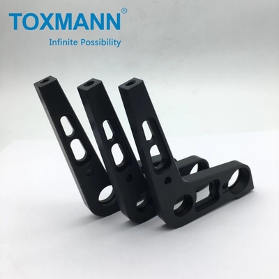 Módulo de mudança de câmbio de carregamento duplo de curta distância de moagem CNC Alumínio 6061-T6 Anodizado de alta precisão