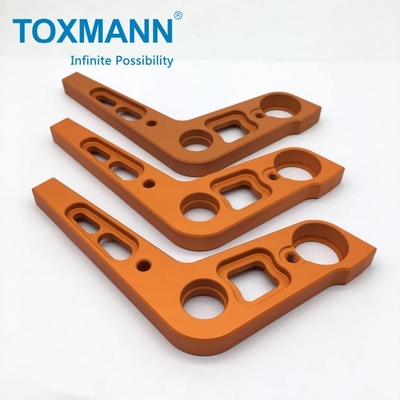 Módulo de mudança de câmbio de carregamento duplo de curta distância de moagem CNC Alumínio 6061-T6 Anodizado de alta precisão