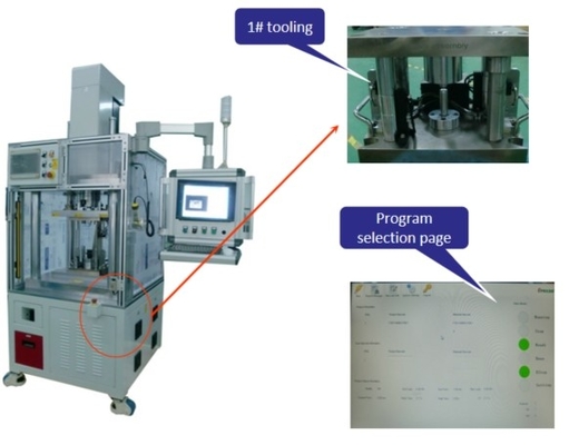 10 toneladas 200 mm Quatro traços Servo Press Machine Servo Machine Monitoramento da qualidade