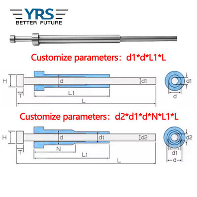 SKD61 Tubo de empuxo de mangas de ejector de molde Não padrão de tubos personalizados de mangas ocas é adequado para fundição de plástico molde